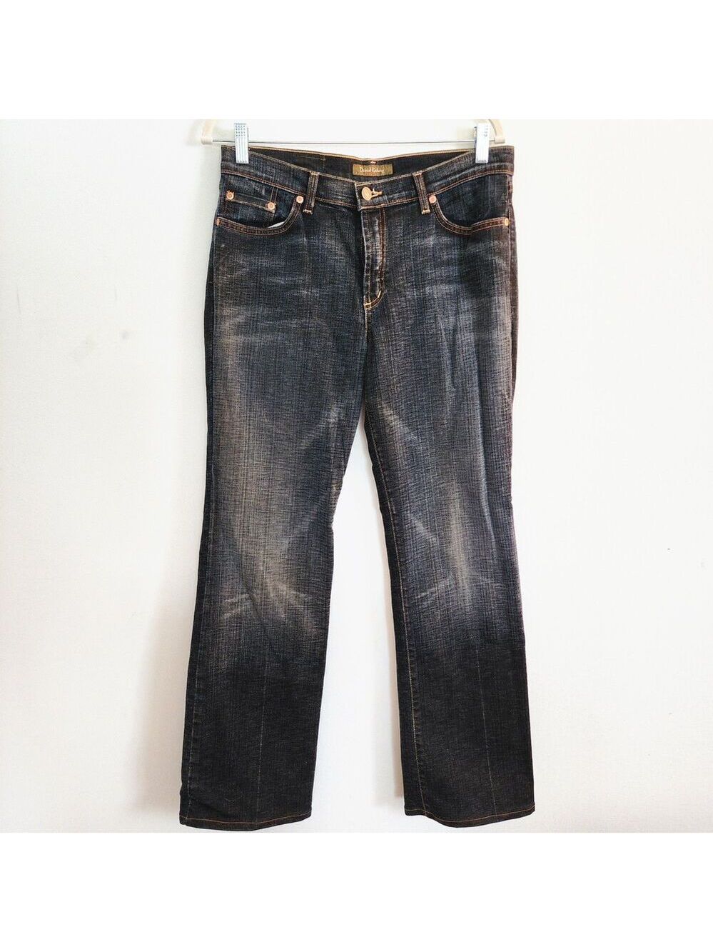 David Kahn Lauren Bootcut Jeans Size 12 NWOT Dark Indigo Made in USA Style 3500